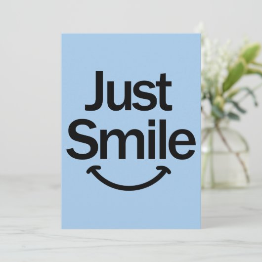 Just Smile サンキューカード (スタンド正面)