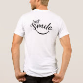 Just Smile トライブレンドTシャツ (裏面)
