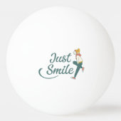 Just Smile 卓球ボール (正面)