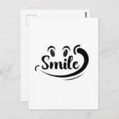 Just Smile Keep Smiling Smile More Stay Smiling A ポストカード (正面/裏面)