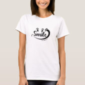 Just Smile Keep Smiling Smile More Stay Smiling A Tシャツ (正面)