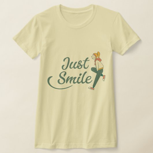 Just Smile Tシャツ (レイダウン)