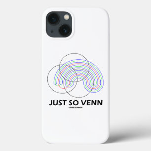 Just So Venn Venn Diagram数学ギークユーモア iPhone 13ケース