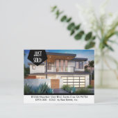 JUST SOLD 実在 ESTATEはがき ポストカード (スタンド正面)