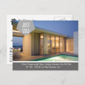 JUST SOLD 実在 ESTATEはがき ポストカード (正面/裏面)