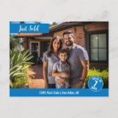 Just Sold 実在 Estateマーケティング写真 ポストカード (正面)