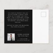 Just Sold 実在 Estate Property不動産仲介業者マーケティング ポストカード (裏面)