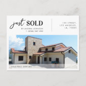 Just Sold 実在 Estate Property不動産仲介業者マーケティング ポストカード (正面)