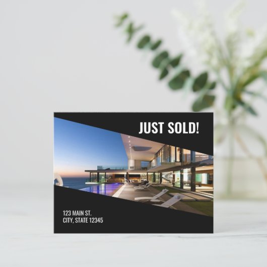 Just Sold - Black Metro – ポストカード (スタンド正面)