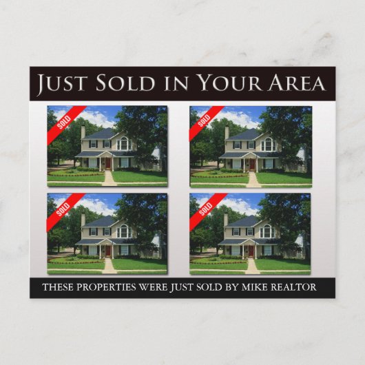 Just Sold Post Card ポストカード (正面)