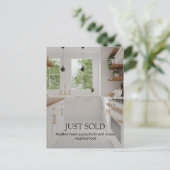 Just Sold Real Estate Postcard | Realtor Marketing ポストカード (スタンド正面)