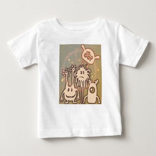 Just some little monster fun ベビーTシャツ (正面)