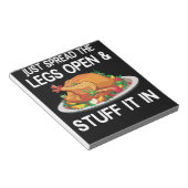 Just Spread Legsオープン物感謝祭 ノートパッド (アングル)