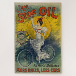 Just Stop Oil Mug More Bikes Less Cars Activist ジグソーパズル