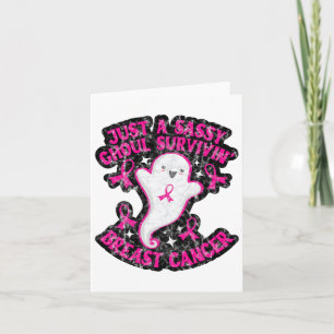 Just Sy Ghoul'生き延びBreast Cancer Happy Hall カード