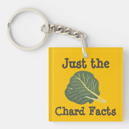 Just the Chard Factsキーチェーン キーホルダー (正面)