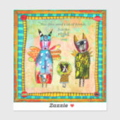 Just The Right One Vinyl Artシール シール (シート)