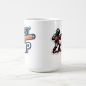 Just the Rip -ヴィンテージスタイル溶接ユーモアデザイン コーヒーマグカップ (中央)