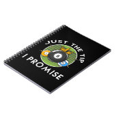 Just The Tip I Promise ビリヤード ノートブック (左側)