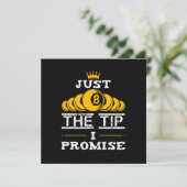 Just The Tip I Promise ビリヤード 招待状 (スタンド正面)