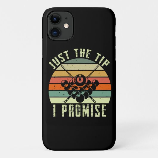 Just The Tip I Promise ビリヤード Case-Mate iPhoneケース (裏面)