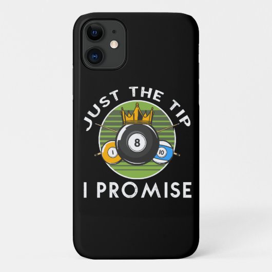 Just The Tip I Promise ビリヤード Case-Mate iPhoneケース (裏面)