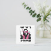 Just The Tip I Promise Funny Horror エンクロージャーカード (スタンド正面)