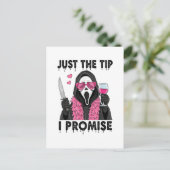 Just The Tip I Promise Funny Horror ポストカード (スタンド正面)