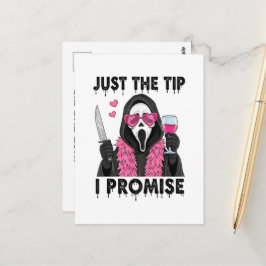 Just The Tip I Promise Funny Horror ポストカード