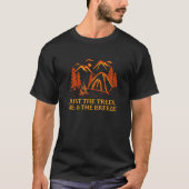 Just The Trees Me & The Breeze Camping Introvert C Tシャツ (正面)