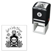 Just things毒ガーリーボトル面白いハロウィーン セルフインキングスタンプ (インサイチュ)