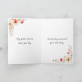 Just Thinking of You Grandma | Sweet Poem カード (内部)