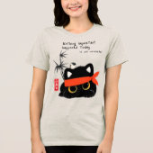 JUST THIS | SOOT's Inklings - 手のひらサイズの芸術 トライブレンドTシャツ (正面)