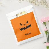 Just Tricks Evil smiling Pumpkinハロウィン フェイバーバッグ (封をした状態)
