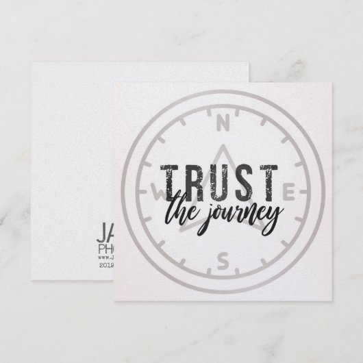 JUST TRUST 5.25 x 5.25 カード (正面/裏面)