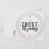 JUST TRUST 5.25 x 5.25 card 招待状 (正面/裏面)