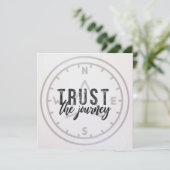 JUST TRUST 5.25 x 5.25 card 招待状 (スタンド正面)