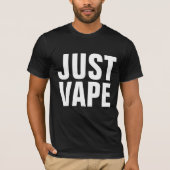 JUST VAPE T-Shirts in Black Tシャツ (正面)