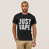 JUST VAPE T-Shirts in Black Tシャツ (正面フル)