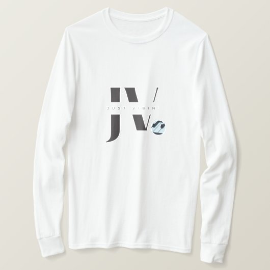 Just Vibinの長袖Tシャツ(コンテンポラリー) Tシャツ (デザイン正面)