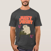 Just Vibin（猫） Tシャツ (正面)