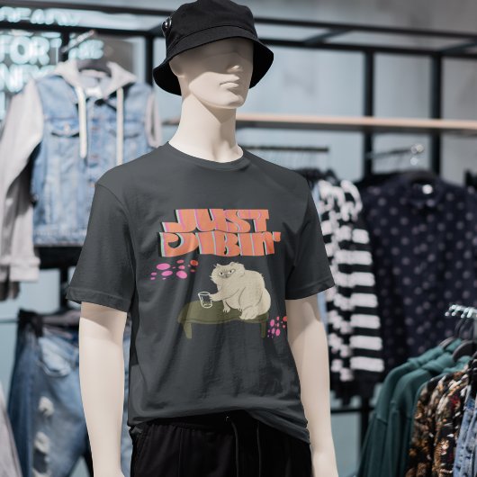 Just Vibin（猫） Tシャツ