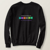 Just Vibin' Media Sweatshirt スウェットシャツ (デザイン裏面)