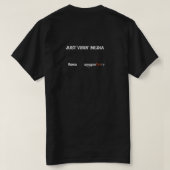 Just Vibin' Media Tシャツ (デザイン裏面)