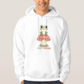 Just Vibing Frog Mushroom T-Shirt パーカ (正面)