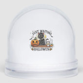 Just Waiting For Halloween Black Cat Lady Ice Coff (正面)