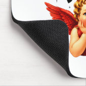 Just Waiting For Valentines Day Baby Cud Cute Vale マウスパッド (コーナー)