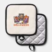 Just Waiting Halloween Fall Vibes 鍋敷き (正面/裏面)