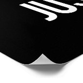 Just Wing It おもしろい Bird Pun Dark BG ポスター (角)