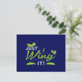 Just Wing it - Grasshopper 保 Try引用文 ポストカード (スタンド正面)